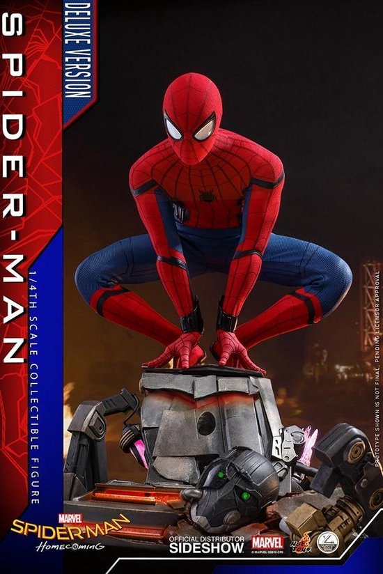Hot Toys Spider-Man: Homecoming - Spider-Man Deluxe 1:4 Figuur