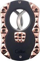 Sigarenknipper Colibri Quasar Double cut zwart - rosé goud