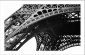 Walljar - De Eiffeltoren Architectuur - Zwart wit poster