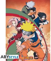 ABYstyle Poster - Naruto Team - 52 X 38 Cm - Multicolor