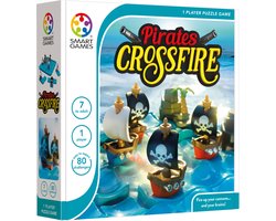 foto van SmartGames - Pirates Crossfire - 80 opdrachten - breinbreker - piraten