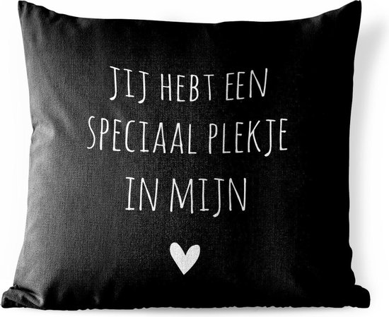 Buitenkussen - Een speciaal plekje in mijn hart - Quotes - Spreuken