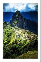 Walljar - Machu Picchu II - Muurdecoratie - Poster