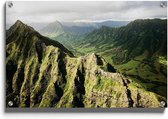 Walljar - Valleys Hawaii - Muurdecoratie - Plexiglas schilderij