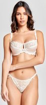 Giselle Dames Lingerie Niet-voorgevormde kant halfgevulde beugel BH (120-020) - WINTERSALE - Maat 80E - PARELMOER