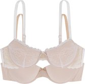 Dorina BH  2-Pack - Chloe T-shirt BH  - 85C  - Beige