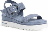 Marco Tozzi Dames Sandaaltje 2-2-28744-36 802 blauw F-breedte Maat: 37 EU