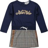 Koko Noko Jurk meisje navy + grey maat 92