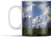 Mok - Wolken boven de Amerikaanse berg in Alaska - 350 ml - Beker