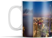 Mok - Panorama van de Japanse wolkenkrabbers in Fukuoka - 350 ml - Beker