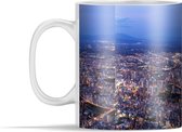 Mok - De horizon tijdens de avondschemering van Sapporo-shi - 350 ml - Beker