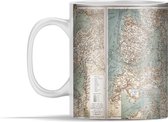 Mok - Een antieke kaart van de Middellandse Zee - 350 ml - Beker