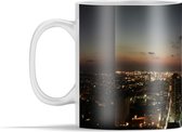 Mok - Skyline van Karachi in de avond - 350 ml - Beker