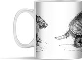 Mok - een gordeldier - 350 ml - Beker
