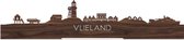 Standing Skyline Vlieland Notenhout - 60 cm - Woondecoratie design - Decoratie om neer te zetten - WoodWideCities