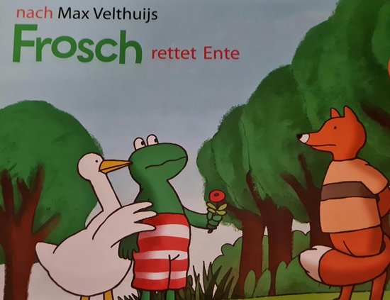 Frosch rettet Ente