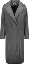 Jacqueline de Yong Jas Jdyemma Long Coat Otw Qiq 15238391 Dark Grey Melange Dames Maat - L