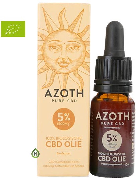 5% Biologische CBD Bio Olie – THC vrij