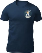 Dabbing Cryponaut - Bitcoin - Heren T-Shirt - Crypto - Doge Coin- Getailleerd - Katoen