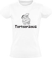 Tartaarsaus Dames t-shirt |patrick | Wit