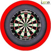 Dartbord met Verlichting Voordeelpakket (Rood) + Blade 5 + Lena Basic XL