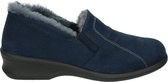 Rohde 2516 - Volwassenen Dames pantoffels - Kleur: Blauw - Maat: 35.5