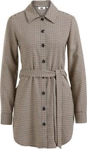 WE Fashion Dames pied-de-poule-dessin overshirt