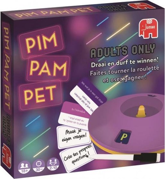 Afbeelding van het spel gezelschapsspel Pim Pam Pet Adults Only 18,5 cm
