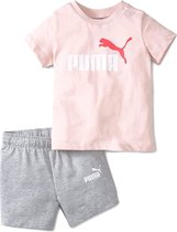 Puma Minicats Shirt & Short Set Roze Kinderen - Maat 98