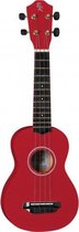 houten ukulele 53 cm met 4 snaren rood