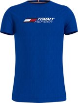 Tommy Hilfiger Sport Essentials Sportshirt - Maat S  - Mannen - blauw