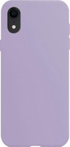 Coque iPhone XR Siliconen iPhone XR Coque Lilas - Coque iPhone XR Coque Arrière Siliconen
