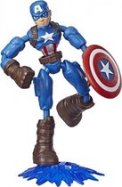 Avengers Bend en Flex 15 cm Captain America