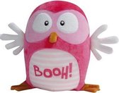 Glow In The Dark Knuffel uil roze 20 cm