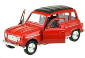 auto Renault 4 rood 10 cm