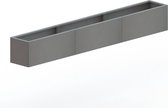 MySteel Verzinkt staal plantenbak Texas xxl 3000x400   - Hoogte: 800mm
