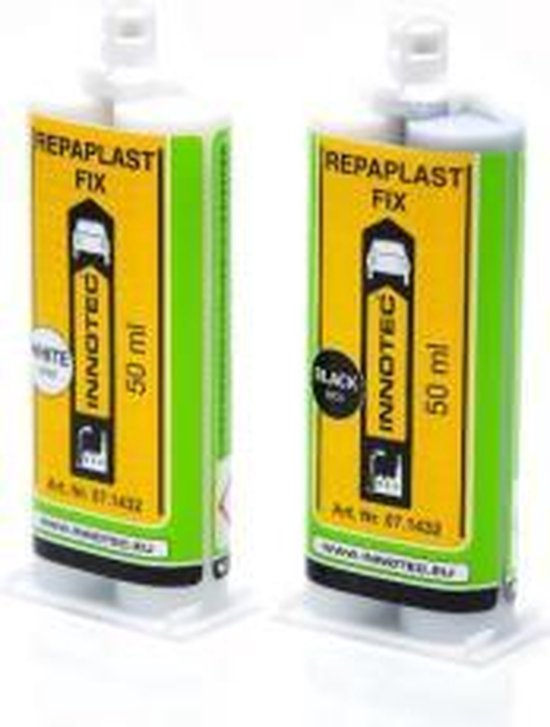 Repaplast Fix Bicomponente - Adesivo Rapido Per Plastica, Metallo, Legno, 50 Ml, Nero - Foto 3