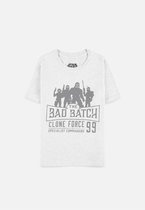 Star Wars Kinder Tshirt -Kids 110- The Bad Batch - Clone Force Grijs