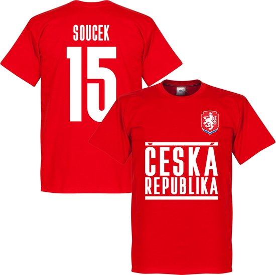 T-Shirt République Tchèque Soucek 15 Team - Rouge - XXL