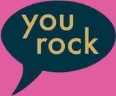 You Rock Speech Bubble Greeting Card (GCN 171)