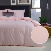 Y-NOT - Mat Satijn Designer Style - Dekbedovertrek - microfibre - 1 Persoons - 140x200/220 cm - Roze