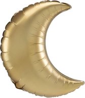 folieballon SuperShape Gold Sateen Crescent 66 cm goud