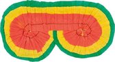 blinddoek Pi√±ata papier rood/geel/groen one-size