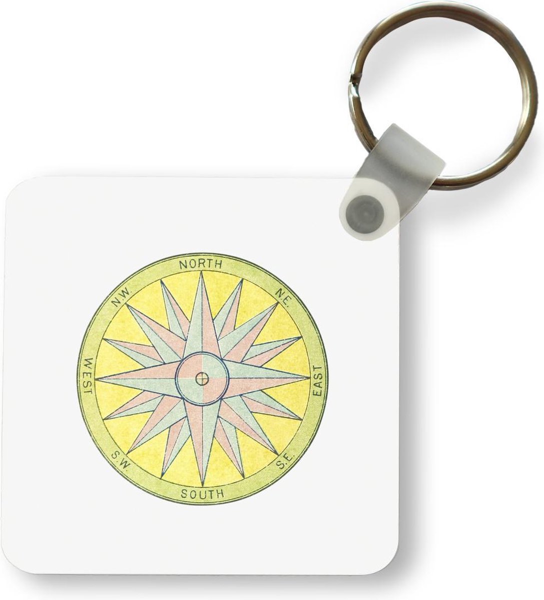 Retro Cassette Tape Sleutelhanger - Vintage Recorder