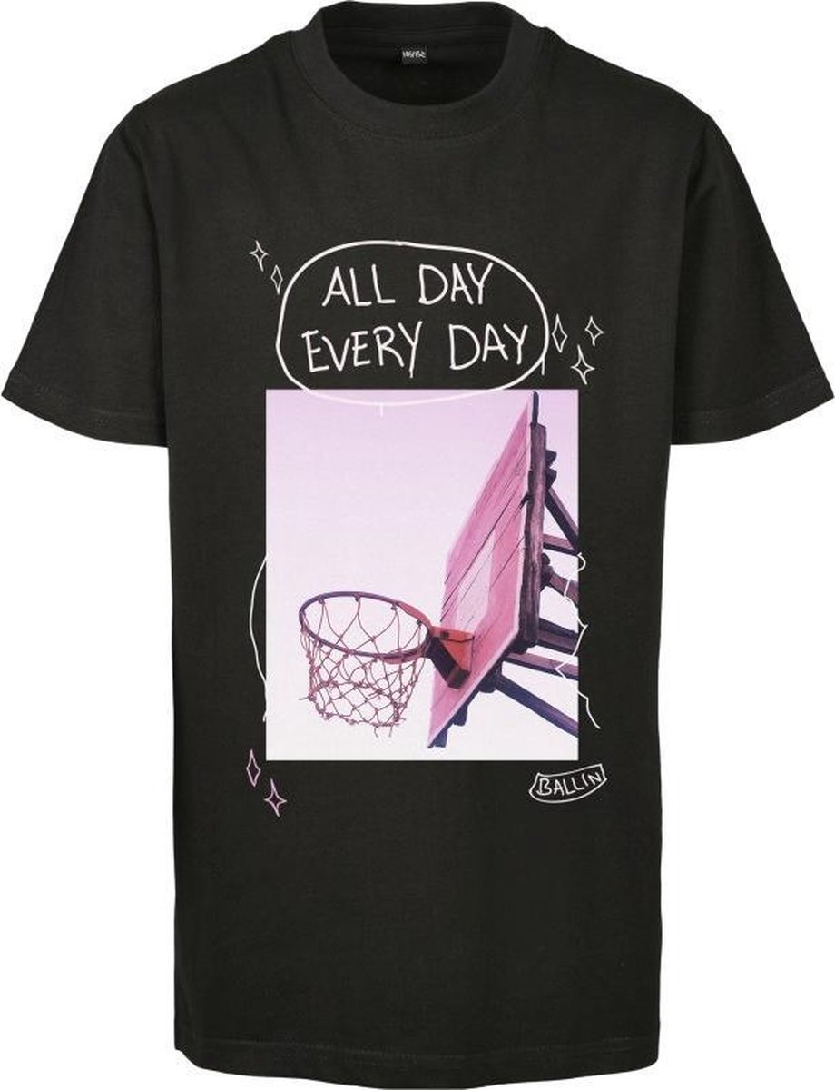 Mister Tee Kinder Tshirt -Kids 122- All Day Every Day Zwart