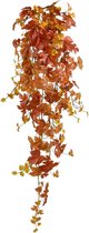 Herfst kunsthangplant Maple 120cm oranje