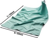Microvezeldoek vaatdoek / polijstdoek groen - 50 x 70 cm - 10-pak | GGM Gastro