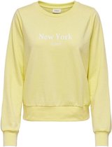 Only Trui Onlcity L/s O-neck Swt 15254844 Pastel Yellow/new York Dames Maat - M