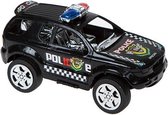 Xtreme politieauto 13 cm zwart