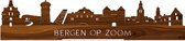 Standing Skyline Bergen op Zoom Palissander hout - 60 cm - Woondecoratie design - Decoratie om neer te zetten - WoodWideCities